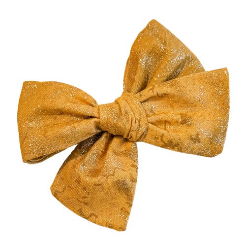 Antique Gold Glitter Cotton