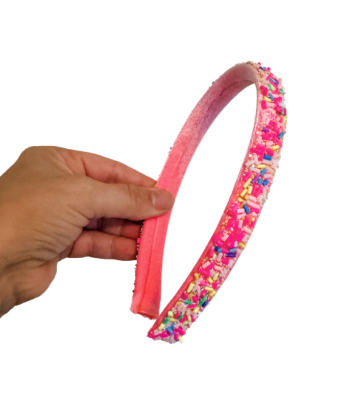 Sprinkle Candy Pink Headband