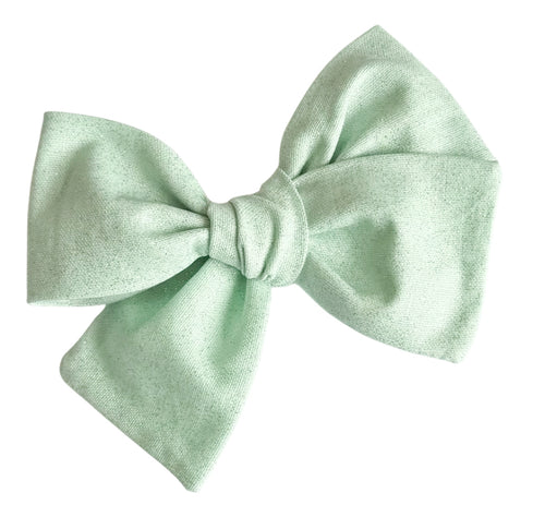 Mint Glitter Cotton