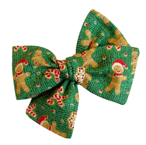 Christmas Green Glitter Cotton