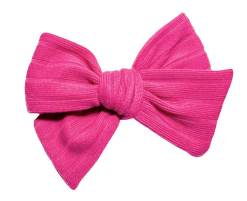 Hot Pink Rib Knit