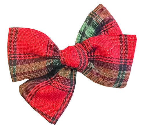 December Plaid Foil Cotton